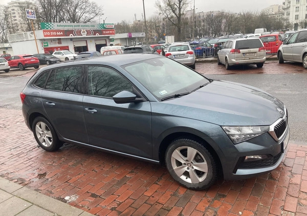 Skoda Scala cena 70000 przebieg: 64500, rok produkcji 2021 z Warszawa małe 56